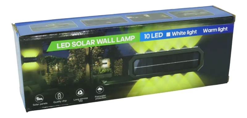 FOCO LAMPARA EXTERIOR RECARGA SOLAR LUZ CALIDA Y FRIA - 8