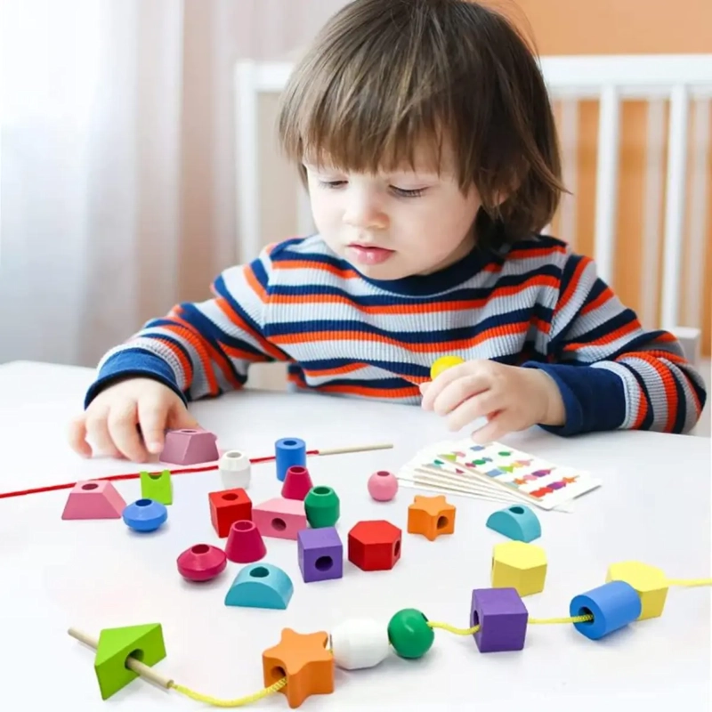 JUEGO DIDACTICO INFANTIL MADERA FORMA GEOME TRICAS MONTESSORI - 8