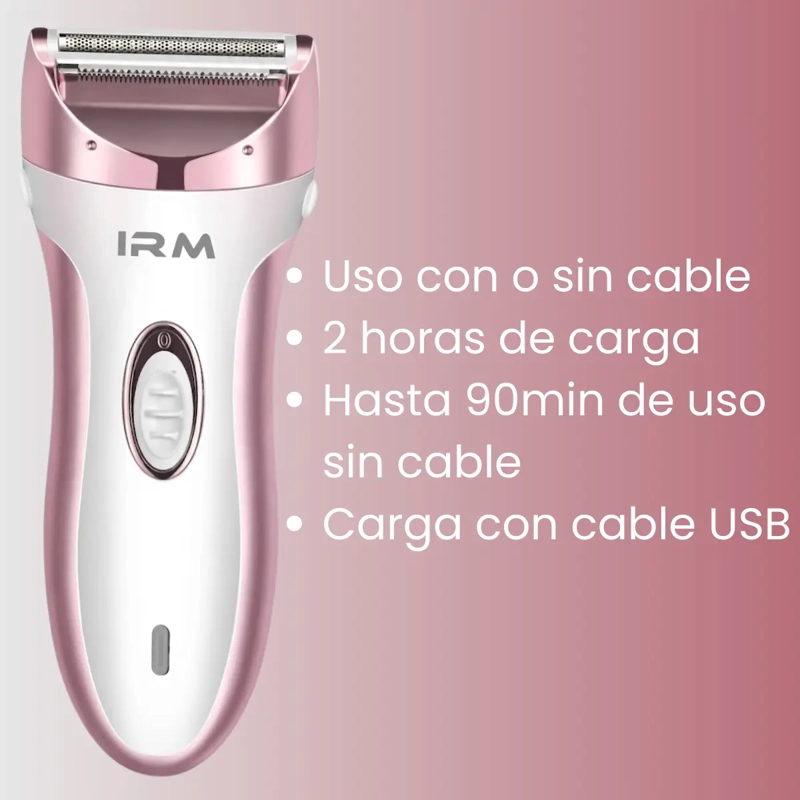 MAQUINA DEP AFEITADORA MUJER RECARGABLE INALAMBRICA MULTIUSO - 2