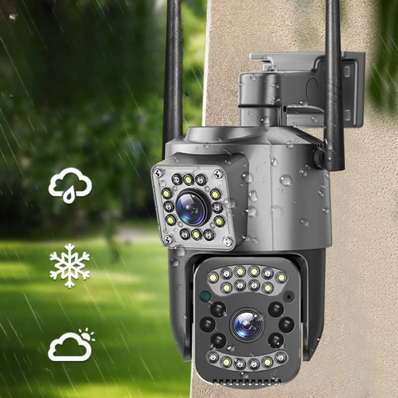 CAMARA DE SEGURIDAD HOGAR DUAL CONEXION CHIP CELULAR 4G - 8