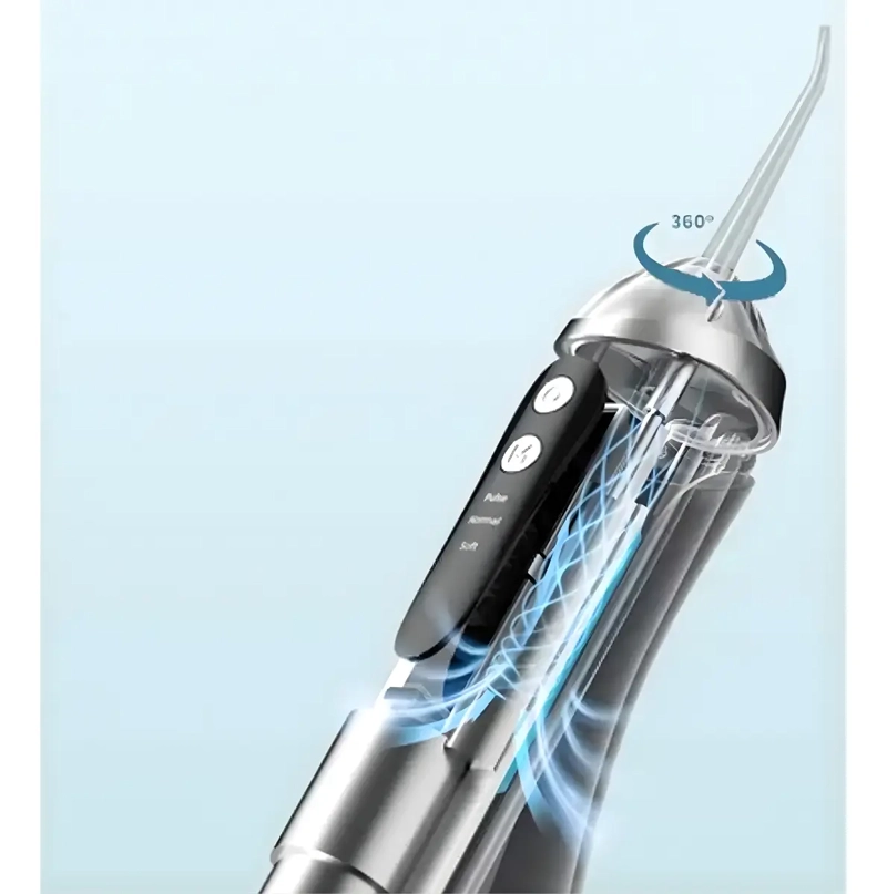 IRRIGADOR BUCAL ORAL PORTATIL RECARGABLE USB 200ML - 3
