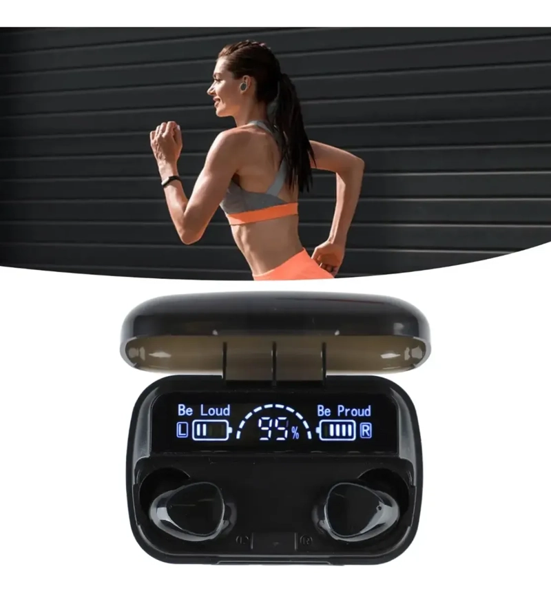 AUDIFONOS BLUETOOTH INALAMBRICOS ESTE REO + CAJA DE CARGA - 6