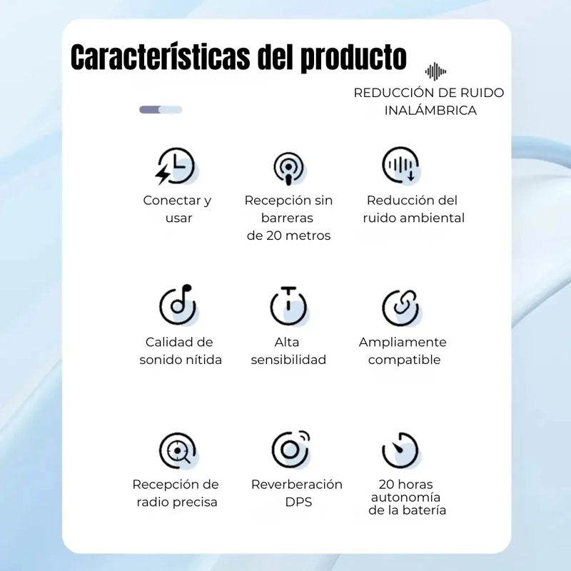 PACK 2 MICROFONOS INALAMBRICOS CELULAR IPHONE ANDROID USB-C - 3