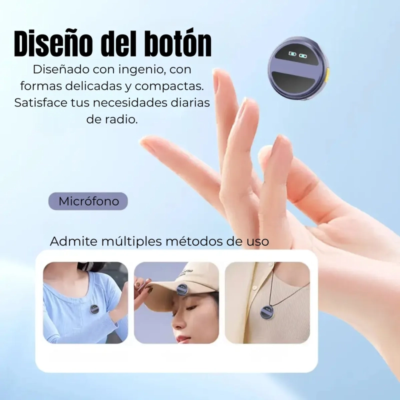 PACK 2 MICROFONOS INALAMBRICOS CELULAR IPHONE ANDROID USB-C - 4