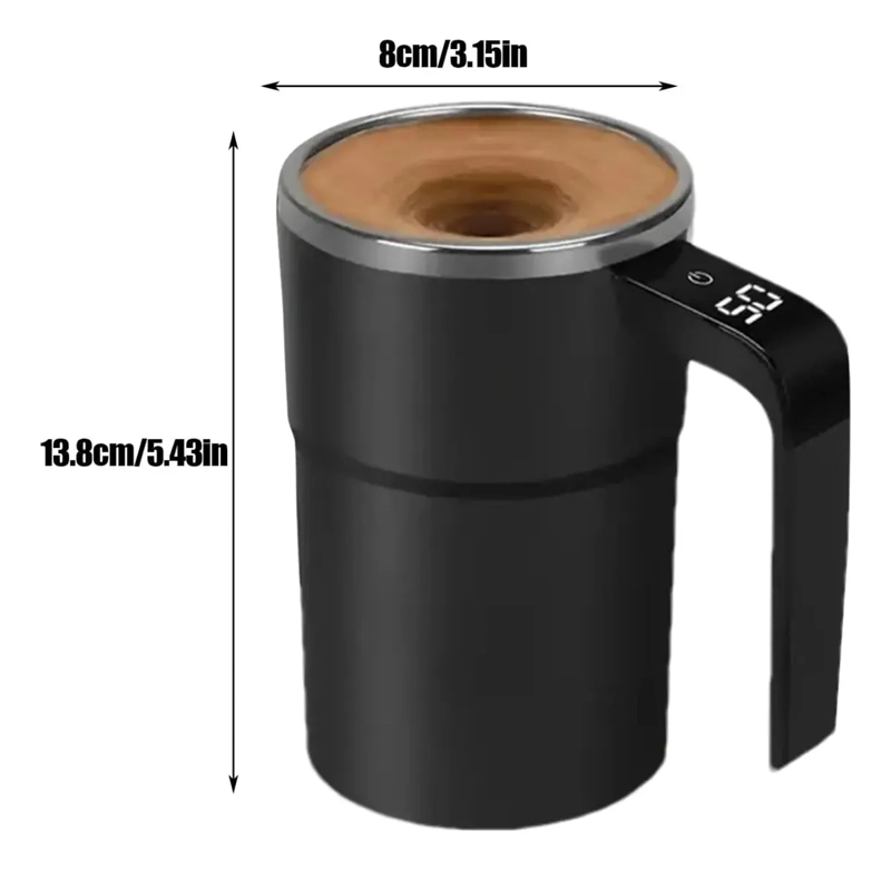 TAZA VASO MEZCLADOR INALAMBRICO RECARGABLE PANTALLA LED - 3