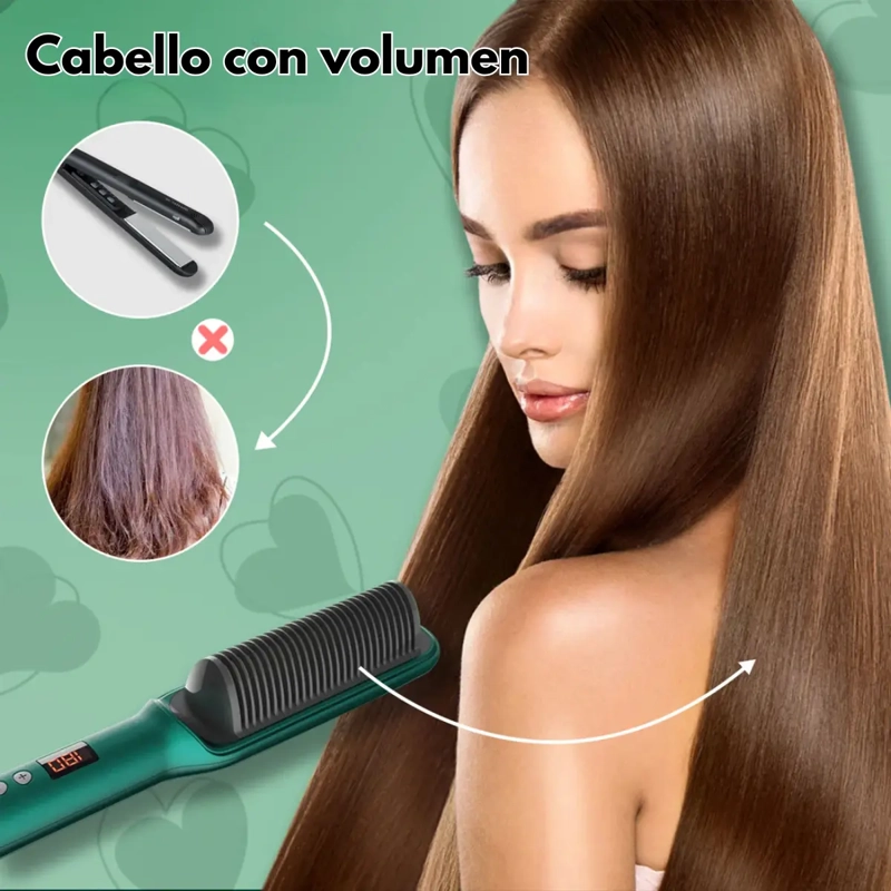 CEPILLO ELE CTRICO PARA PELO CABELLO ALISADOR ANTI-FRIZZ - 2