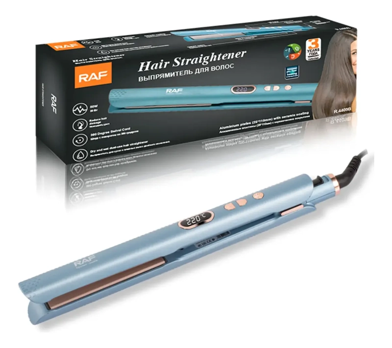 PLANCHA ALISADOR PELO CABELLO ALUMINIO CERAMICA HASTA 220 - 1