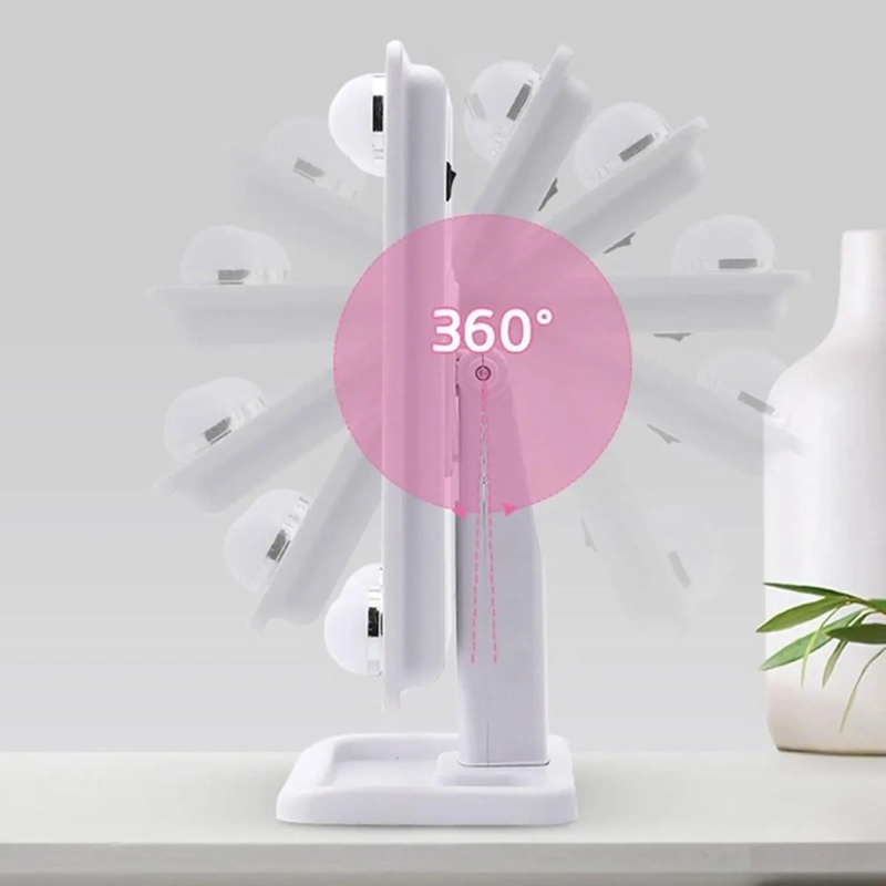 ESPEJO MAQUILLAJE TOCADOR CON LUZ LED SENSOR TACTIL 360 - 3