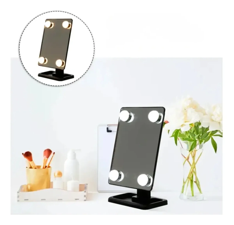 ESPEJO MAQUILLAJE TOCADOR CON LUZ LED SENSOR TACTIL 360 - 5