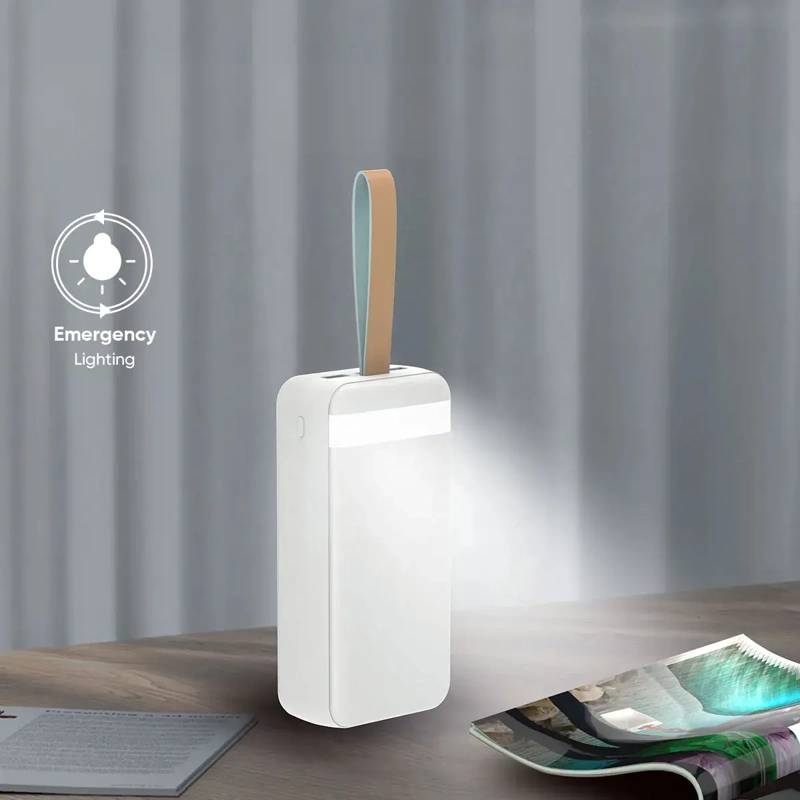 CARGADOR PORTATIL POWERBANK 30000MAH LINTERNA LED 22.5W - 4