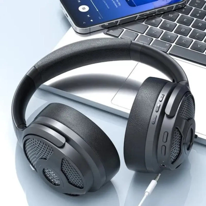 AUDIFONOS HEADPHONES INALAMBRICOS BLUETOOTH ALTAVOZ 2 EN 1 - 5