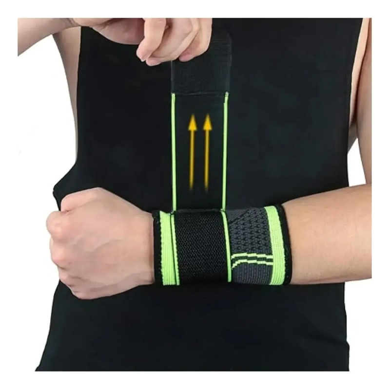 MUÑEQUERA DEPORTIVA AJUSTABLE CON COMPRESION SOPORTE MUÑECA - 7
