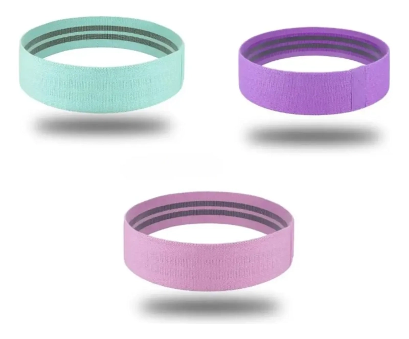 SET 3 BANDAS ELASTICAS RESISTENCIA PARA GLUTEOS PIERNAS - 2