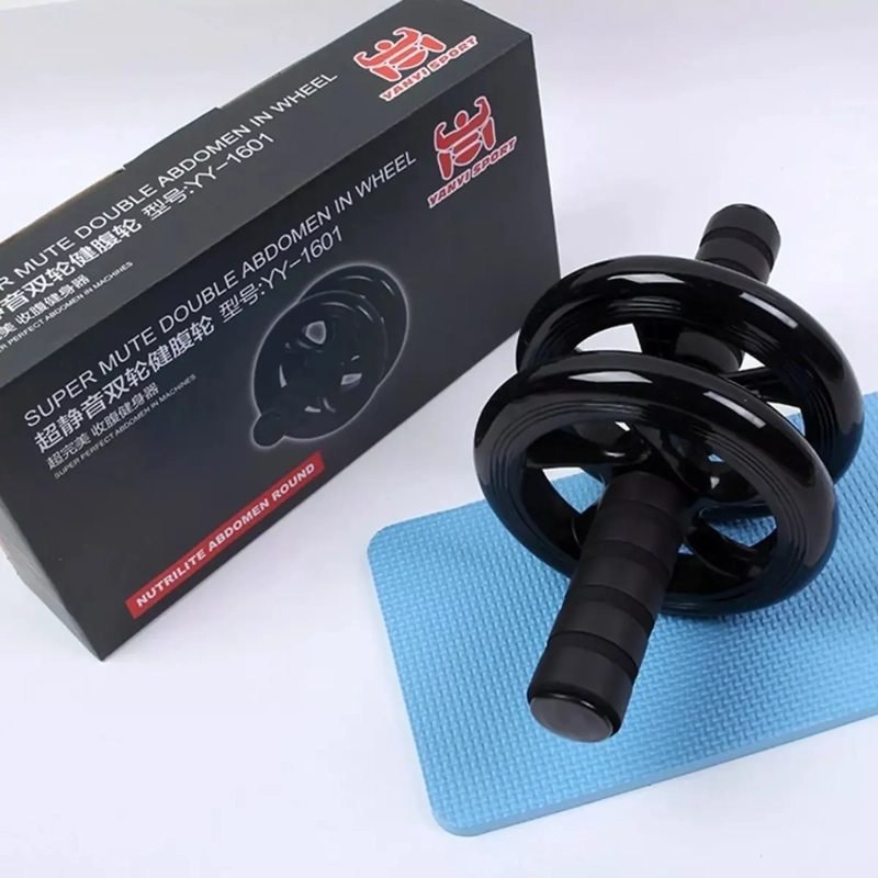 RUEDA ABDOMINAL DOBLE SILENCIOSA PARA EJERCICIOS DE ABDOMEN - 8