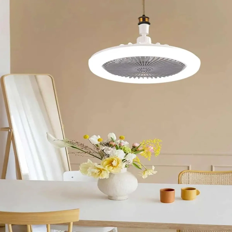 LAMPARA AMPOLLETA LED VENTILADOR MULTIUSO BAJO CONSUMO E27 - 8