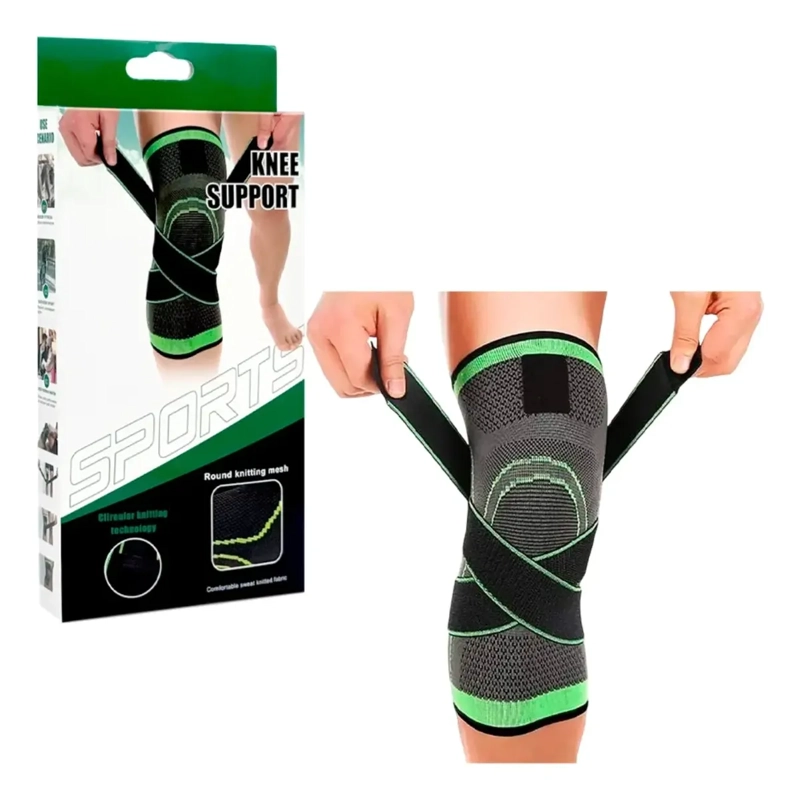 RODILLERA DEPORTIVA AJUSTABLE CON SOPORTE Y COMPRESION - 7
