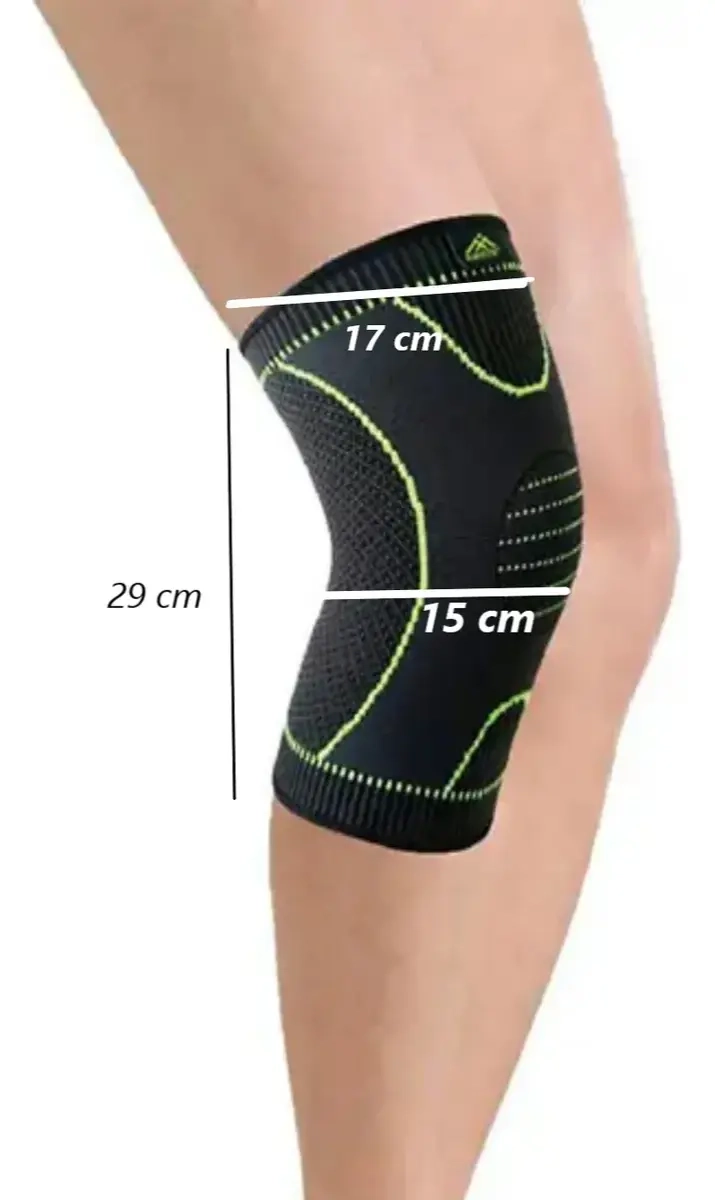 RODILLERA ELASTICA DEPORTIVA CON SOPORTE Y COMPRESION - 4