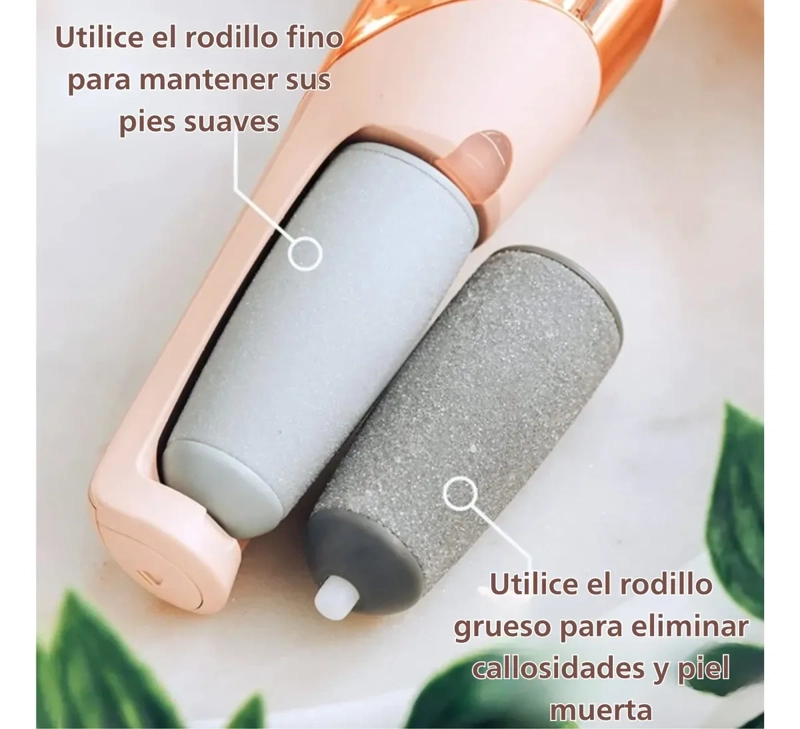REMOVEDOR CALLOS LIMA ELE CTRICA PARA PIES RECARGABLE 2 EN 1 - 5