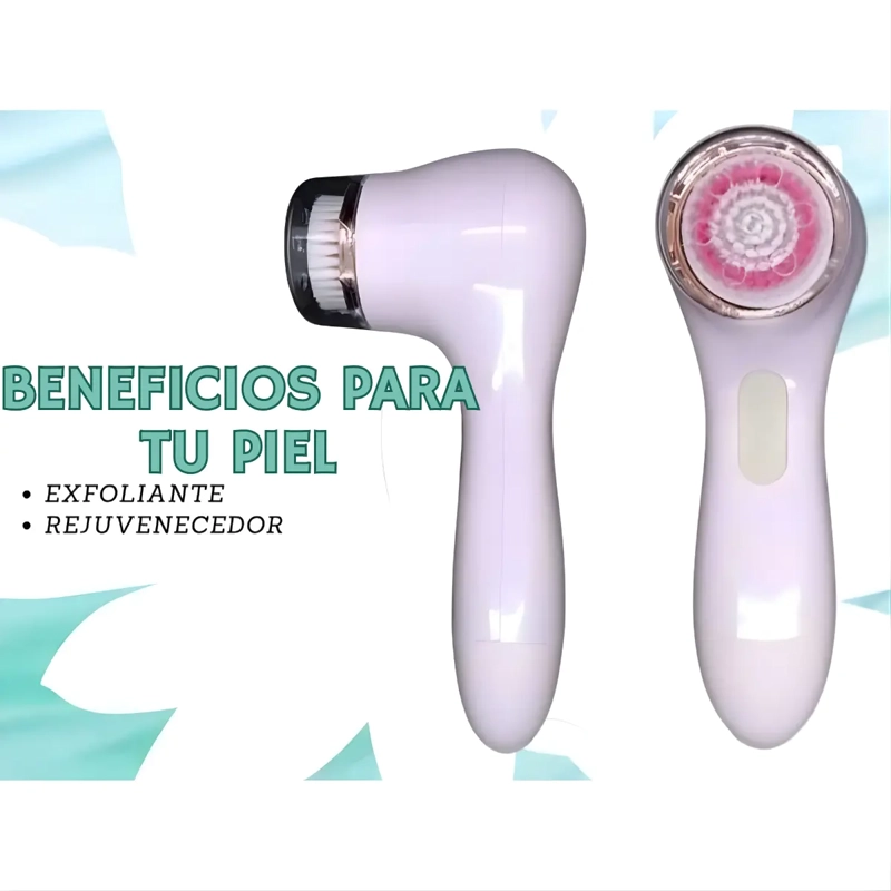 CEPILLO LIMPIADOR FACIAL ELE CTRICO 2 VELOCIDADES WATERPROOF - 2