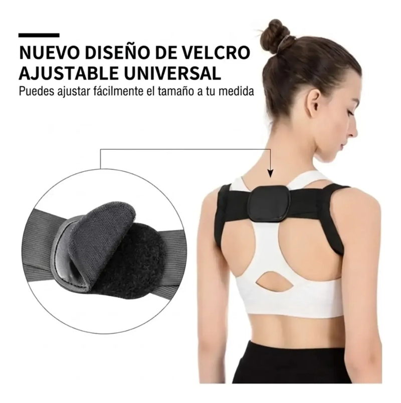 CORRECTOR POSTURA ESPALDA ALTA ORTOPE DICO AJUSTABLE UNISEX - 5
