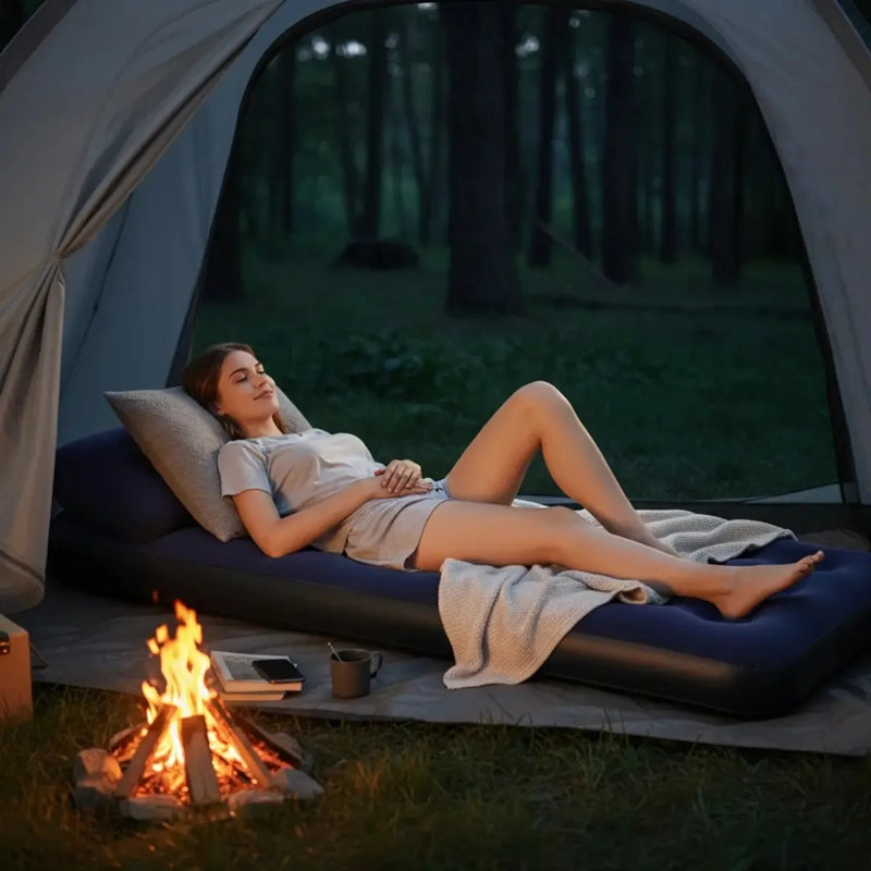 COLCHON INFLABLE INDIVIDUAL 1 PLAZA 191X73X22CM CAMPING - 6