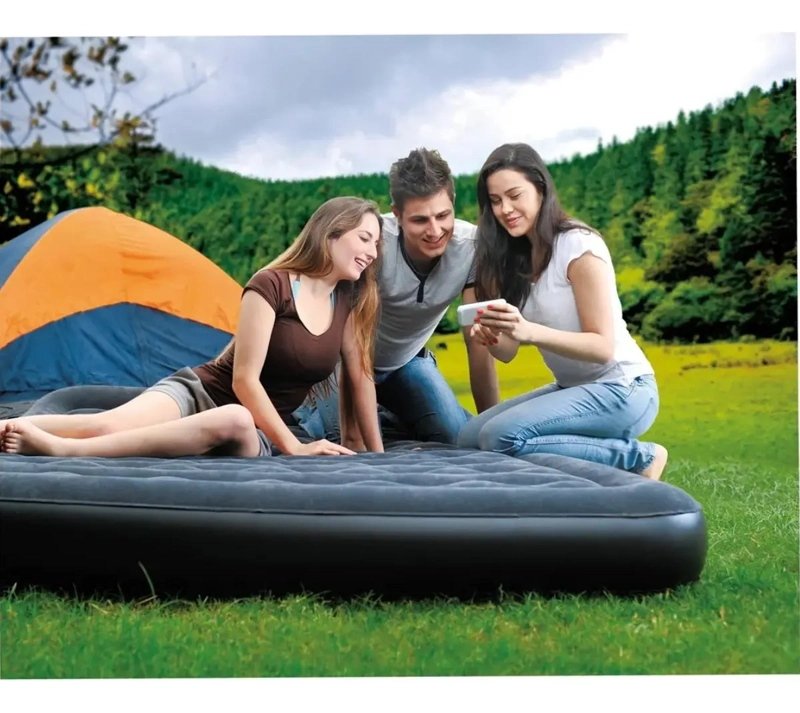 COLCHON INFLABLE MATRIMONIAL 2 PLAZAS 191X137X22CM CAMPING - 7