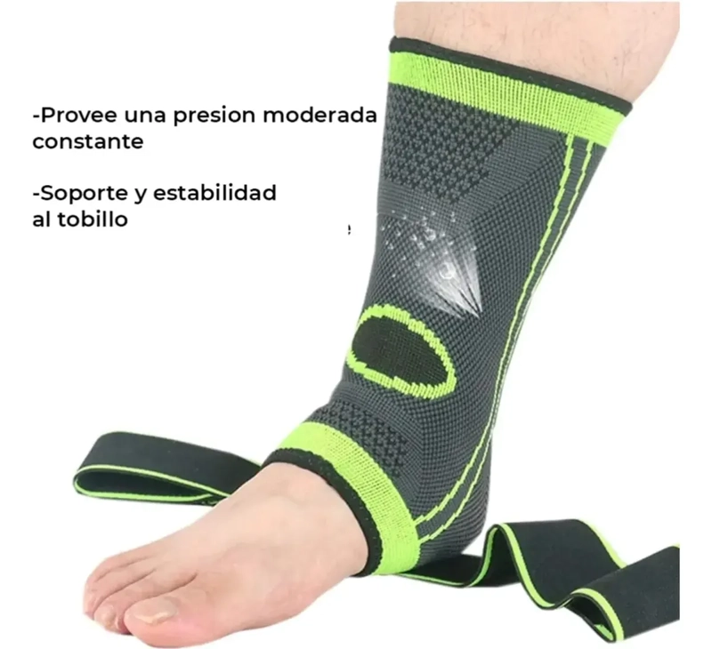 TOBILLERA DEPORTIVA COMPRESION AJUSTABLE SOPORTE TOBILLO - 3