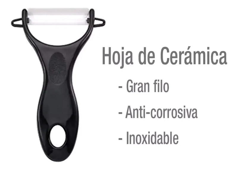 SET 6 CUCHILLOS COCINA PROFESIONALES MANGO ANTIDESLIZANTE - 4