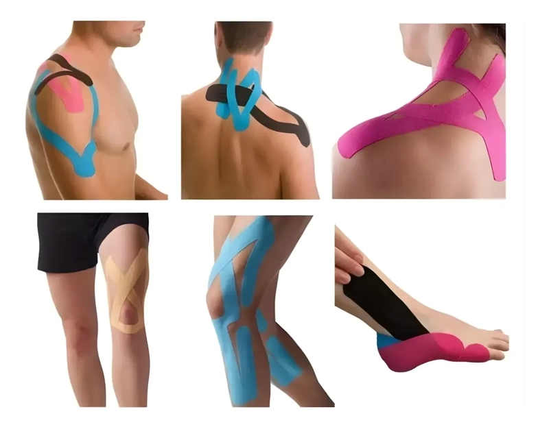 CINTA KINESIOLOGICA VENDAJE NEUROMUSCULAR DEPORTIVA 5CM X 5M - 4