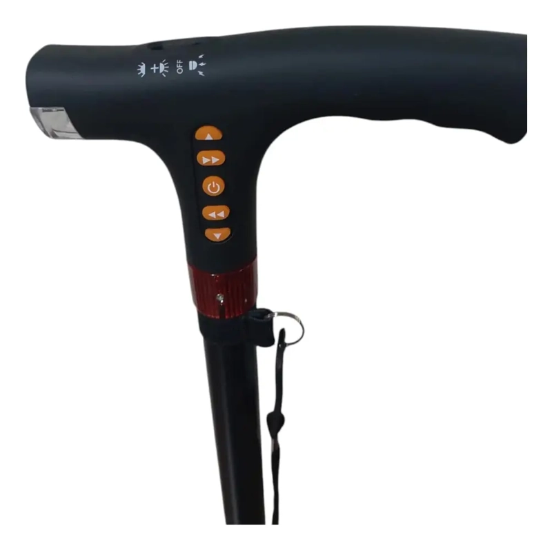 BASTON PARA ADULTO MAYOR CON RADIO FM Y LINTERNA INTEGRADA - 4