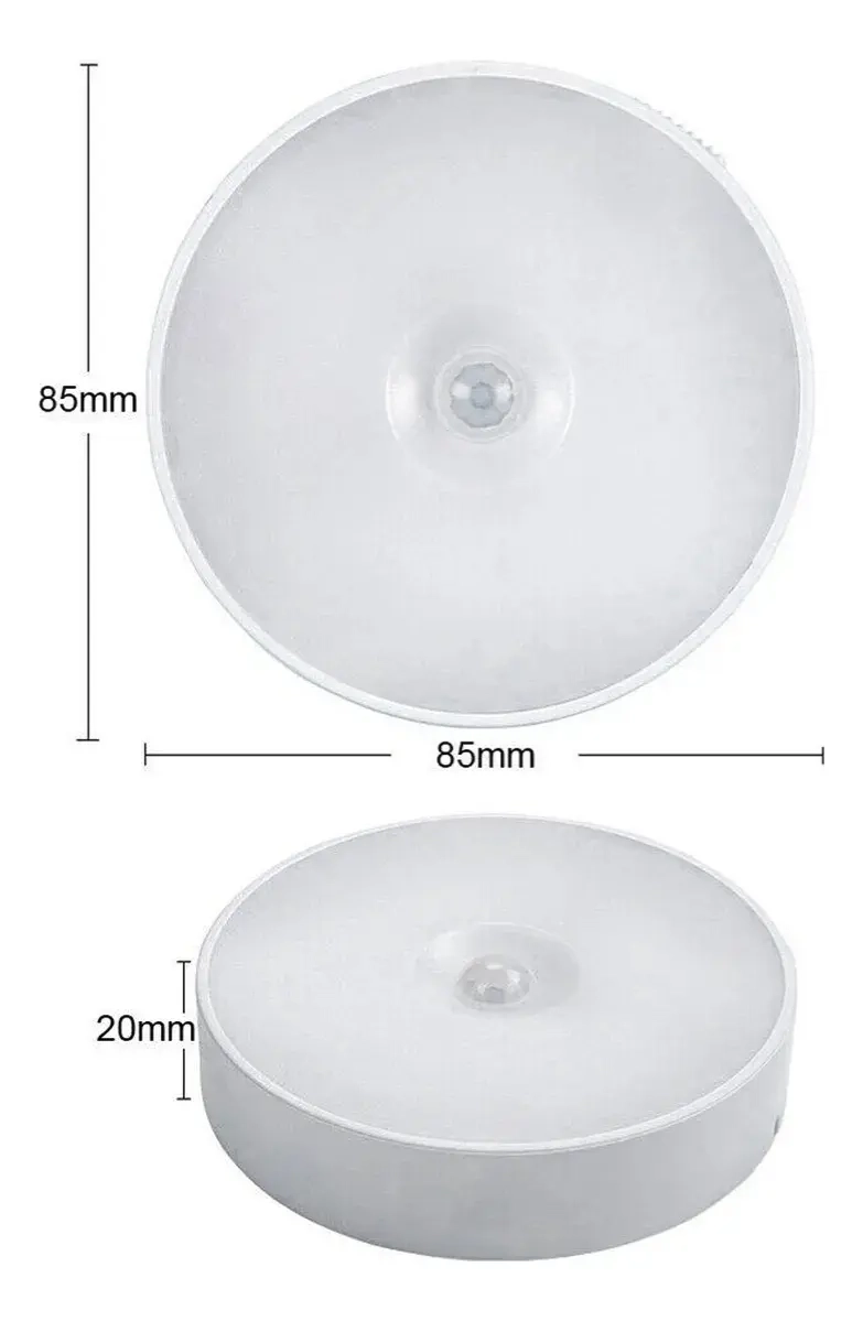 LAMPARA LED SENSOR MOVIMIENTO RECARGABLE CLOSET Y PASILLOS - 6