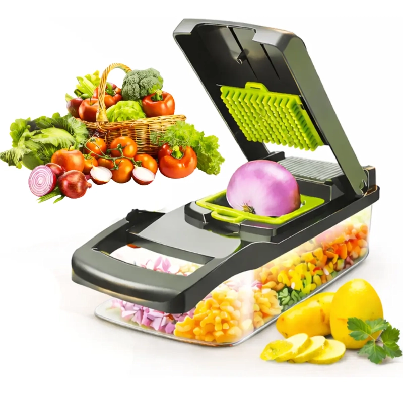 CORTADOR RALLADOR DE VERDURAS MULTIFUNCION 16 EN 1 - 1