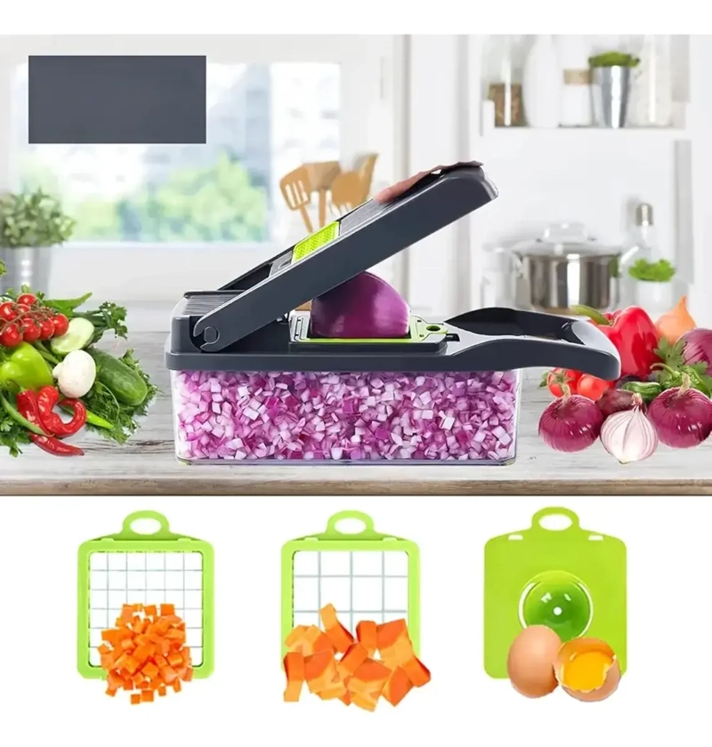 CORTADOR RALLADOR DE VERDURAS MULTIFUNCION 16 EN 1 - 4