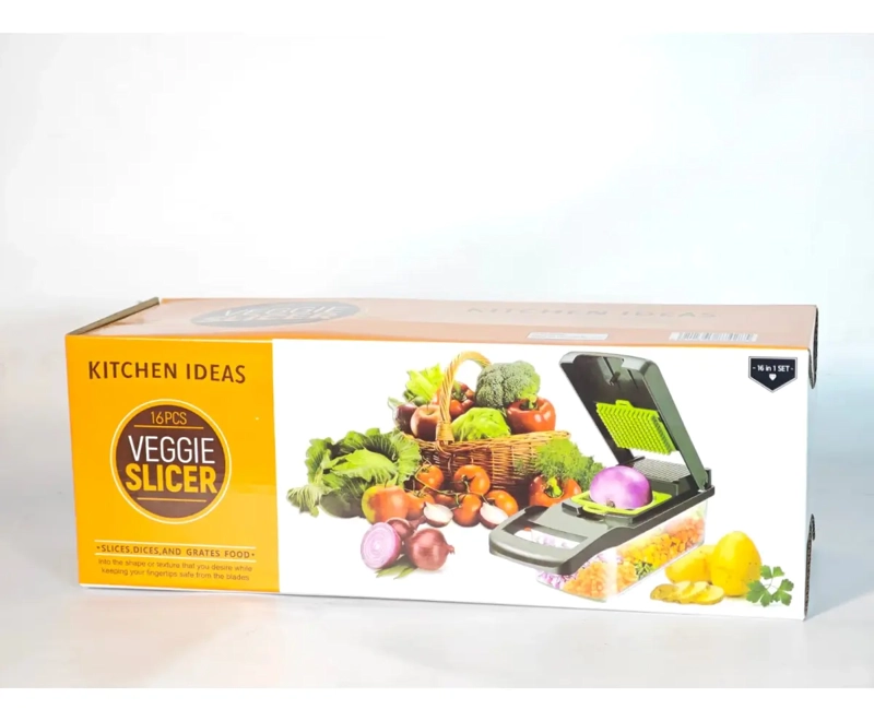CORTADOR RALLADOR DE VERDURAS MULTIFUNCION 16 EN 1 - 9