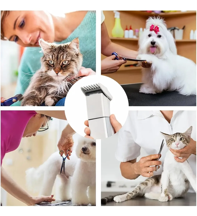 CORTADORA DE PELO PARA PERROS Y GATOS INALAMBRICA RECARGABLE - 7