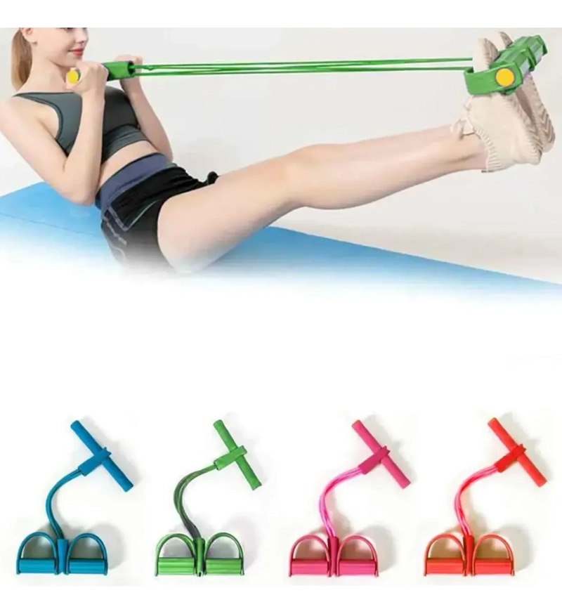 BANDA ELASTICA CON PEDAL BODY TRIMMER EJERCICIO EN CASA - 2