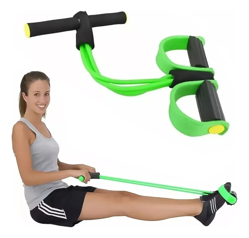 BANDA ELASTICA CON PEDAL BODY TRIMMER EJERCICIO EN CASA - 4