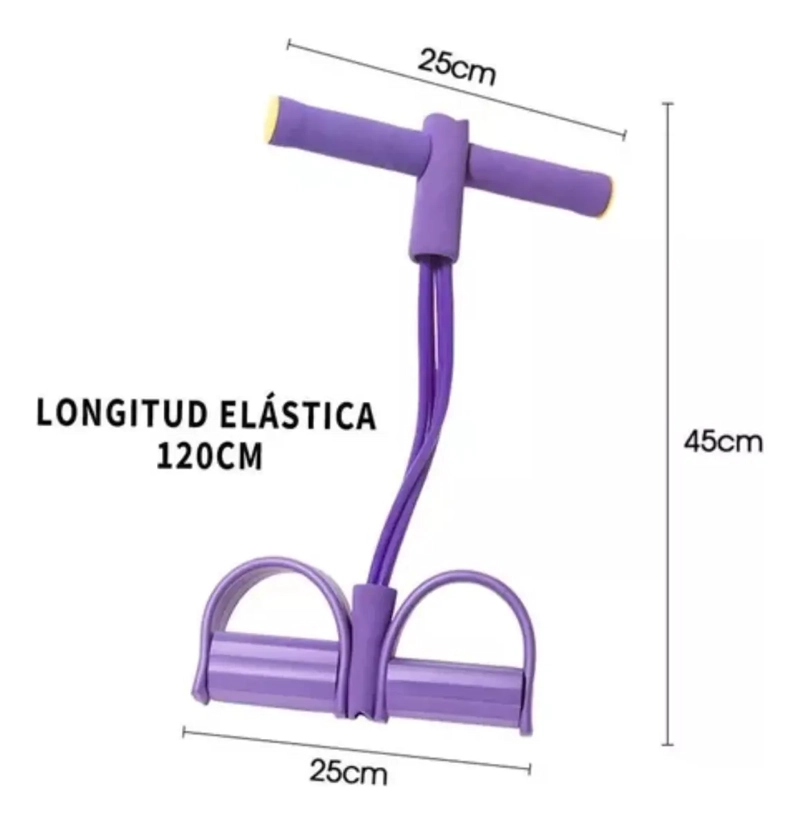 BANDA ELASTICA CON PEDAL BODY TRIMMER EJERCICIO EN CASA - 5
