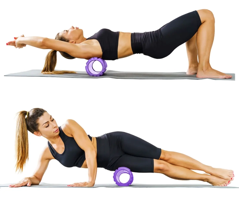 RODILLO MASAJEADOR FOAM ROLLER YOGA PILATES RECUPERACION - 5