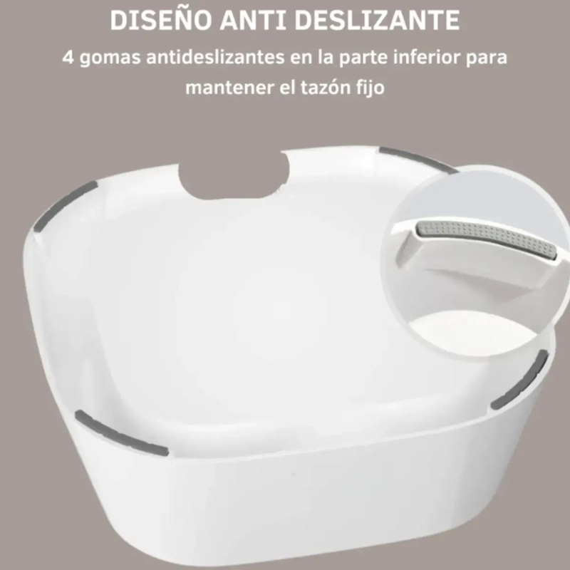 PLATO BEBEDERO ANTIDESLIZANTE PARA PERROS BOWL ANTIDERRAME - 4