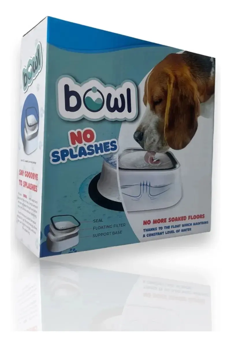 PLATO BEBEDERO ANTIDESLIZANTE PARA PERROS BOWL ANTIDERRAME - 7