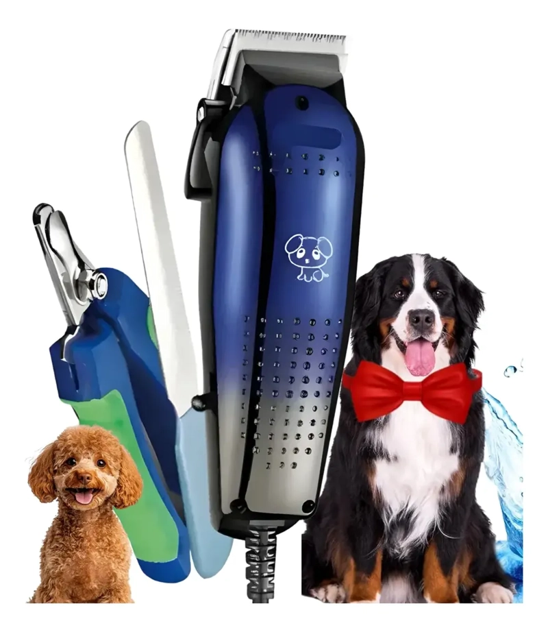 KIT PELUQUERIA CANINA SAEDAY MAQUINA CORTA PELO CON MALETIN - 1