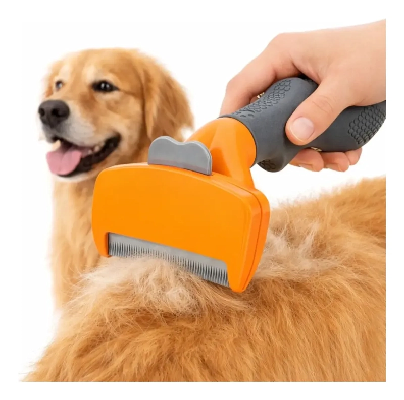 CEPILLO DESLANADOR PARA PERROS PELO LARGO TALLA M - 1