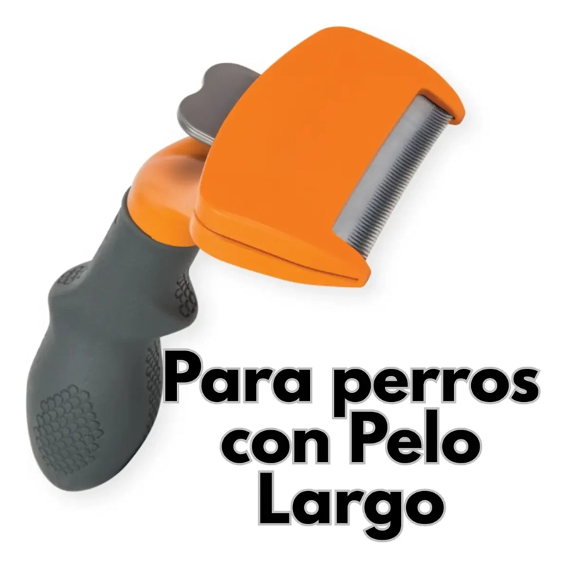 CEPILLO DESLANADOR PARA PERROS PELO LARGO TALLA M - 2