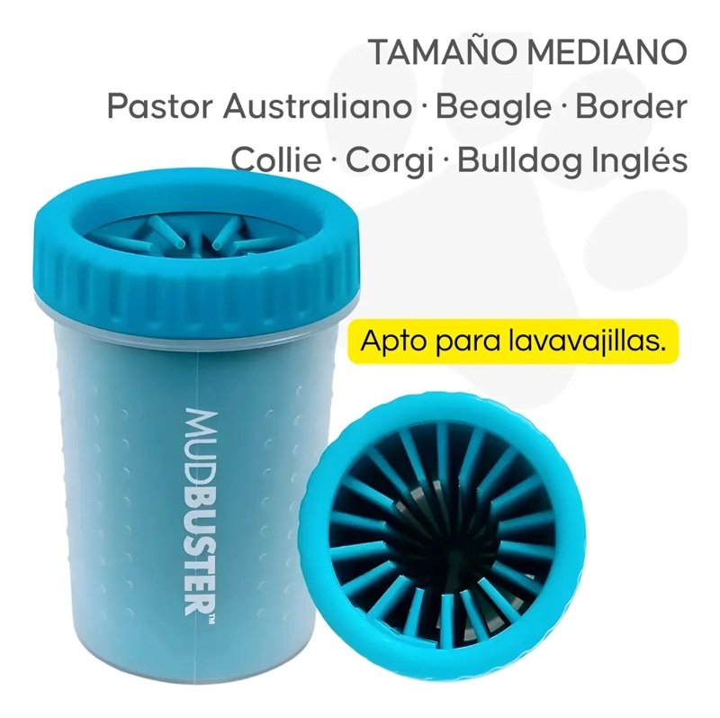 LAVADOR DE PATAS PORTATIL PARA MASCOTAS SILICONA SUAVE - 2