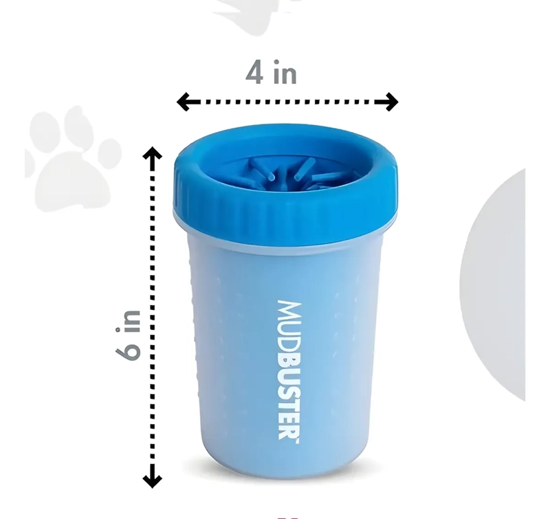 LAVADOR DE PATAS PORTATIL PARA MASCOTAS SILICONA SUAVE - 4