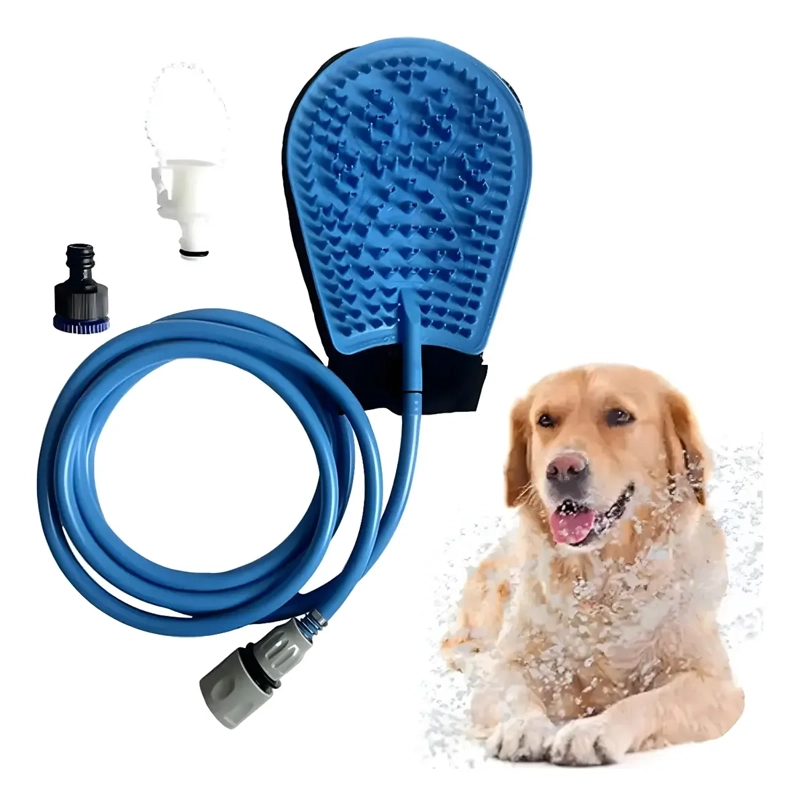 GUANTE CEPILLO QUITA PELOS MASCOTAS PARA USO SECO O MOJADO - 1