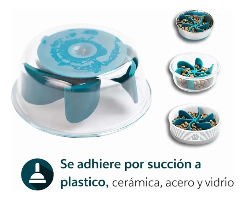 INSERTO PARA PLATO ALIMENTADOR LENTO PERROS Y GATOS SPIRAL - 4