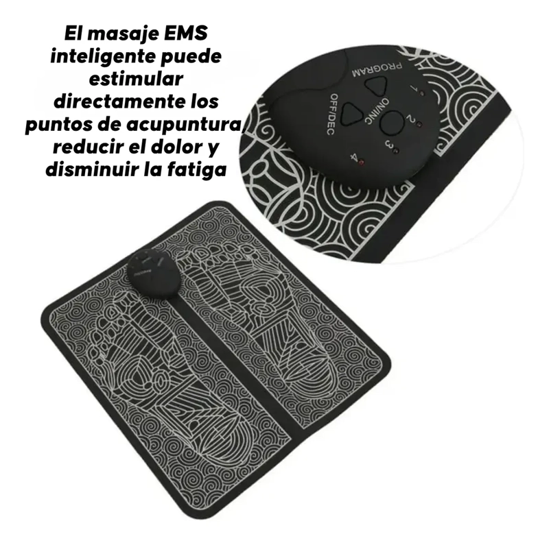 MASAJEADOR PIES ALFOMBRA ESTIMULADOR MUSCULAR CIRCULACION - 5