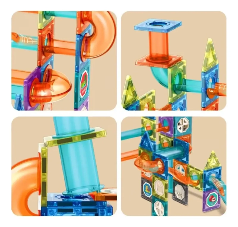 SET 42 PCS BLOQUES MAGNE TICOS DE CONSTRUCCION 3+ AÑOS - 4